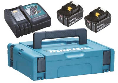 KIT 2 BATT 5.0AH 18V +CARICAB DC18RC MAKITA