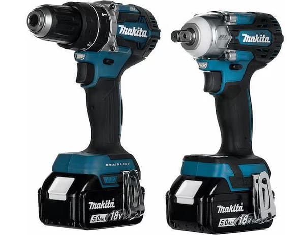 KIT TRAP. DHP484+ AVVITATORE DTW300 + 3 BATT. 5AH MAKITA