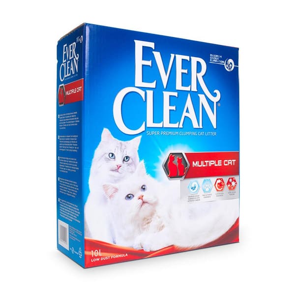 Lettiera Per Gatti Ever Clean Multiple Cat Red 6lt.