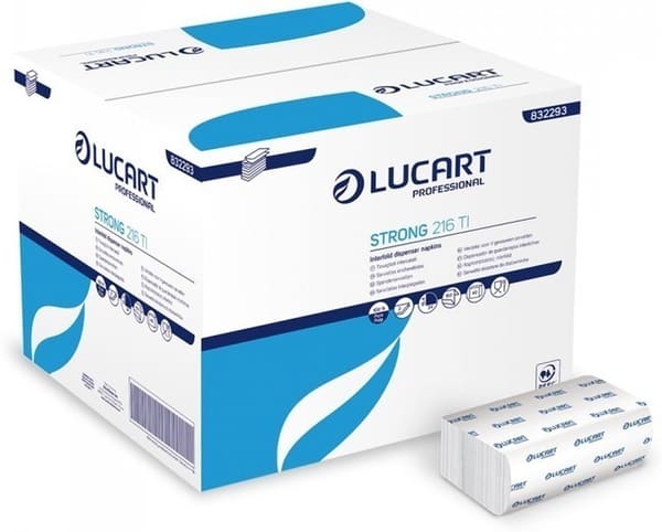 LUCART PROFESSIONAL - Strong 216TI tovaglioli dispensato 2 veli cm 16x24 ART.862036