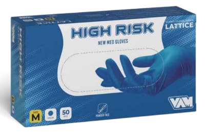 MED CONSULTING GUANTO IN LATTICE BLU S/P 18.5g NEW MED HIGH RISK 50pz