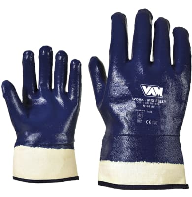 MED CONSULTING GUANTO NEW MED WORK MIX FULLY SPALMATO IN NITRILE