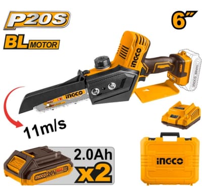 MINI ELETTROSEGA 20V 2 BATTERIE 2AH INGCO
