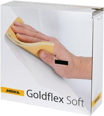 MIRKA GOLDFLEX SOFT 115x125mm Pretagliato P500, 200/ROT