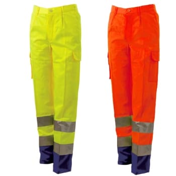 Pantalone Alta visibilità bicolore Blue Tech art 286