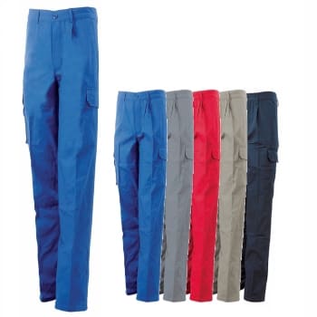 Pantalone Multitasche in Tessuto Canvas Bluetech art. 585