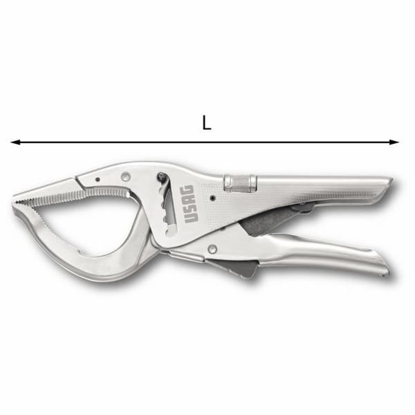 PINZA REGOLABILE AUTOBLOCCANTE A CREMAGLIERA 135 C USAG