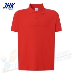 POLO UOMO ROSSA JHK
