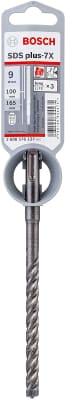 Punta SDS-plus-7X 9 x 165 x 100 mm BOSCH