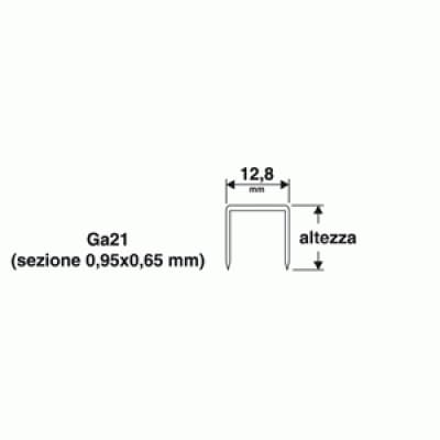 PUNTI 12.8X16MM 1455588 VALEX