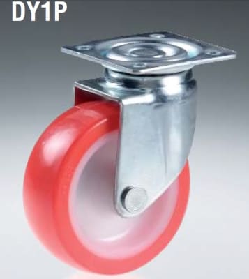 RUOTA NYLON ROSSA DY1P 40 CEBORA
