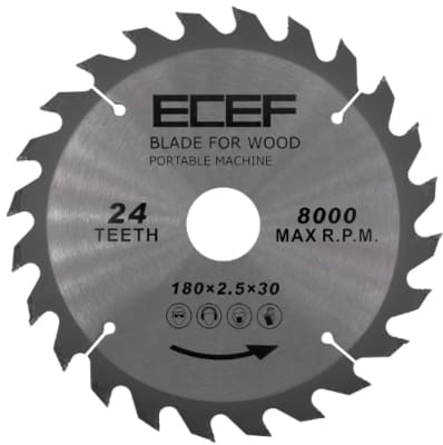 SEGA CIRC.LEGNO/SEGATR. PORTAT 150MM ECEF