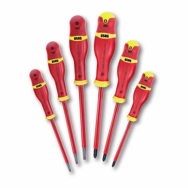 SERIE DI 6 GIRAVITI 092 SH6 USAG 1000 V