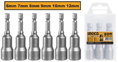 SET 6 PORTABIT MAGNETICI INGCO