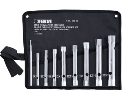 SET CHIAVI A TUBO TIPO LEGGERO 6-22 MM FERVI