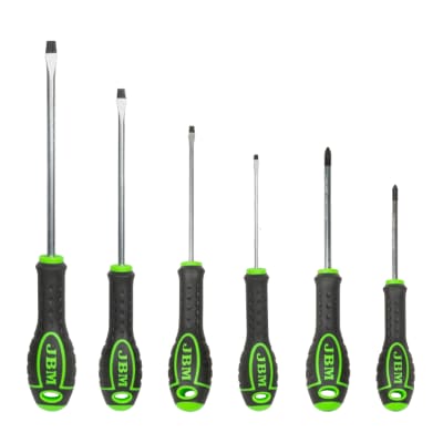 SET DI 6 CACCIAVITI (2 A CROCE + 4 PIATTI) JBM