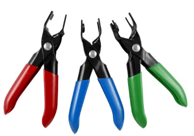 SET DI PINZE PIATTE PER SCOLLEGARE TUBO DEL CARBURANTE JBM
