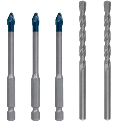 Set punte Expert HEX-9 HardCeramic & CYL-3 Ø6x60 mm, 5pz
