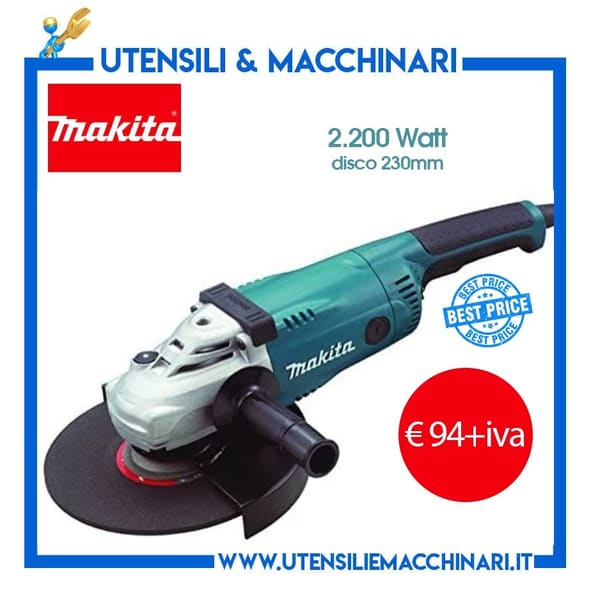 SMERIGLIATRICE FLEX ANGOLARE GA 9020 MAKITA