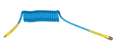 SPIRALFLEX TUBO ASP.AZZURRO CON RACCORDI 10X6,5 12 MT