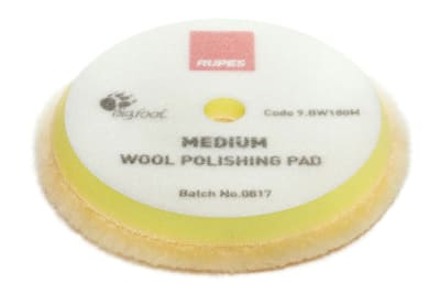 TAMPONE IN LANA GIALLA MEDIUM 130/145MM RUPES