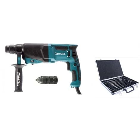 TASSELLATORE 26MM 800W SDS-PLUS+MANDRINO+VALIGETTA MAKITA