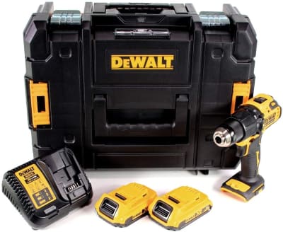 TRAPANO AVVITATORE A PERCUSSIONE 18V 2BATT. 2Ah DCD709D2T DEWALT