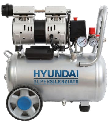 VINCO & HYUNDAI COMPRESSORE OIL FREE 24LT 1HP VINCO