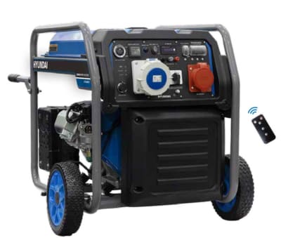 VINCO & HYUNDAI GENERATORE BENZINA 10kW 220V FULL POWER HYUNDAI