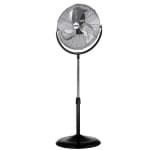 WESTIM SPA VENTILATORE DA TERRA IN METALLO CROMATO-POWER FAN 50CM ZEPHIR