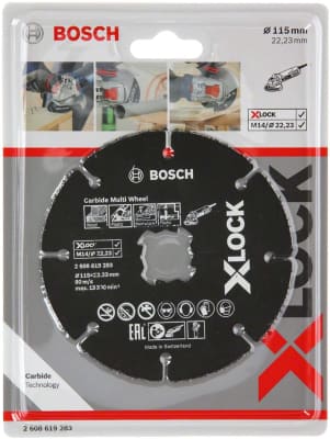 X-LOCK DISCO TAGLIO UNIV. CMW 115MM BOSCH