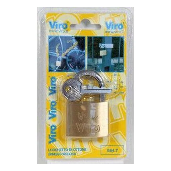 Viro BL 554.7 Lucchetto Fai Arco 40MM Ottone – cod. CPD1942