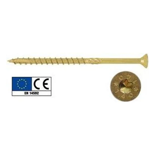 Vite per Legno Portante TSP TX-40 10X100MM ZN Gialla Fm-Wood Pro – cod. CPD8197