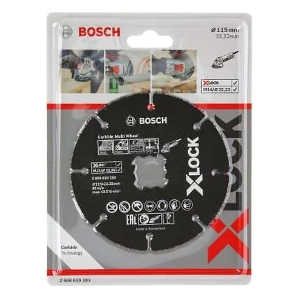 X-Lock Disco Taglio Univ. CMW 115MM Bosch – cod. BOS2608619283