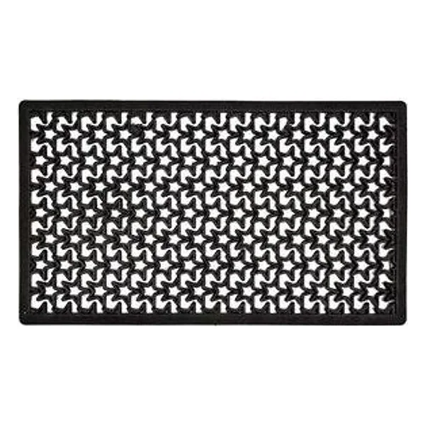 Zerbino Stellato Nero con Bordo 40X70 cm – cod. CPD24990