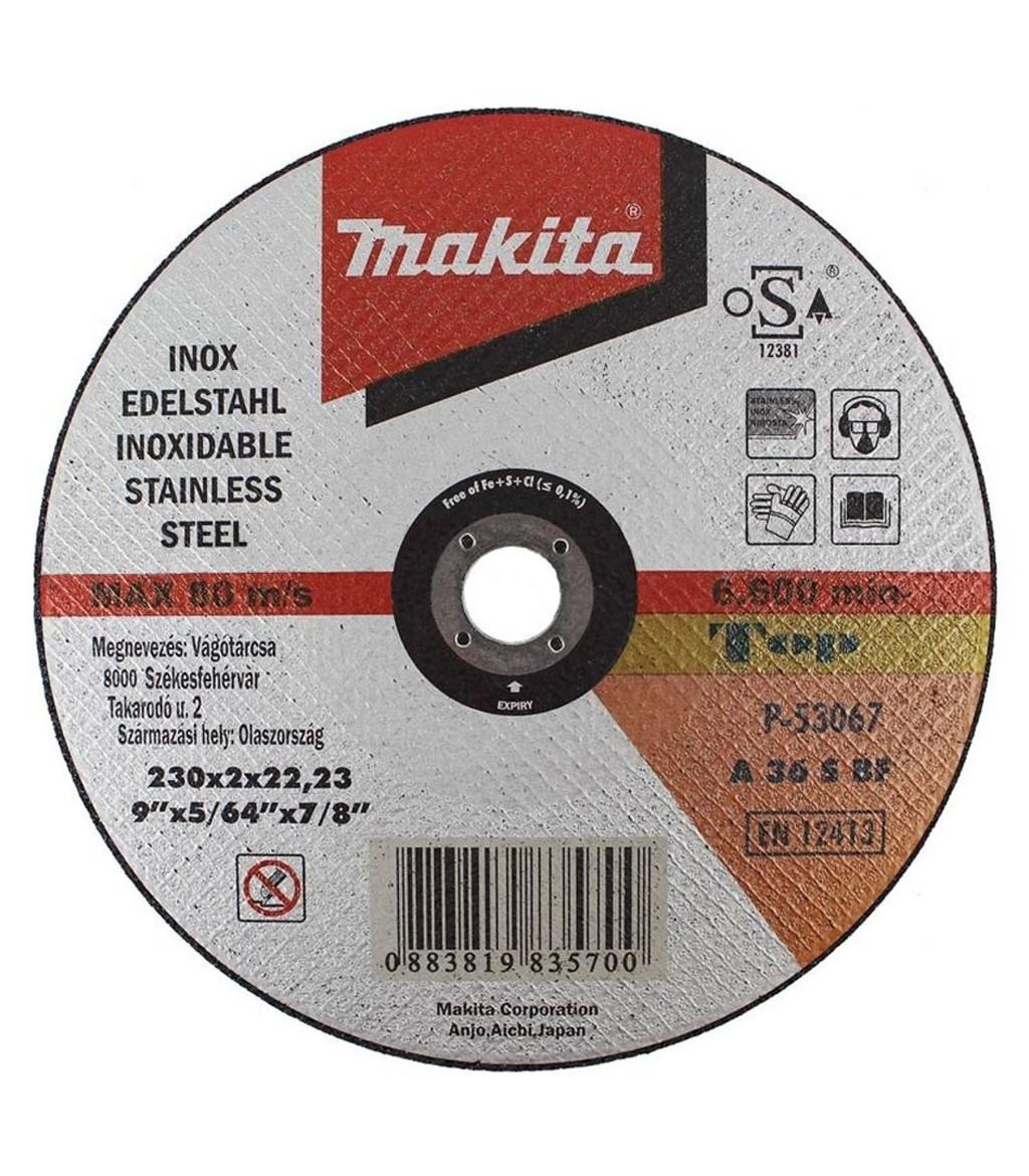disco-da-taglio-o-230-mm-spessore-2-mm-p-53067-per-acciaio-inox-makita